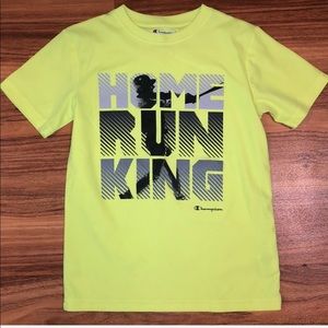 Boy’s Champion short sleeve baseball t-shirt